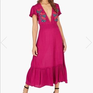 Cleobella Capri Dress Fuschia